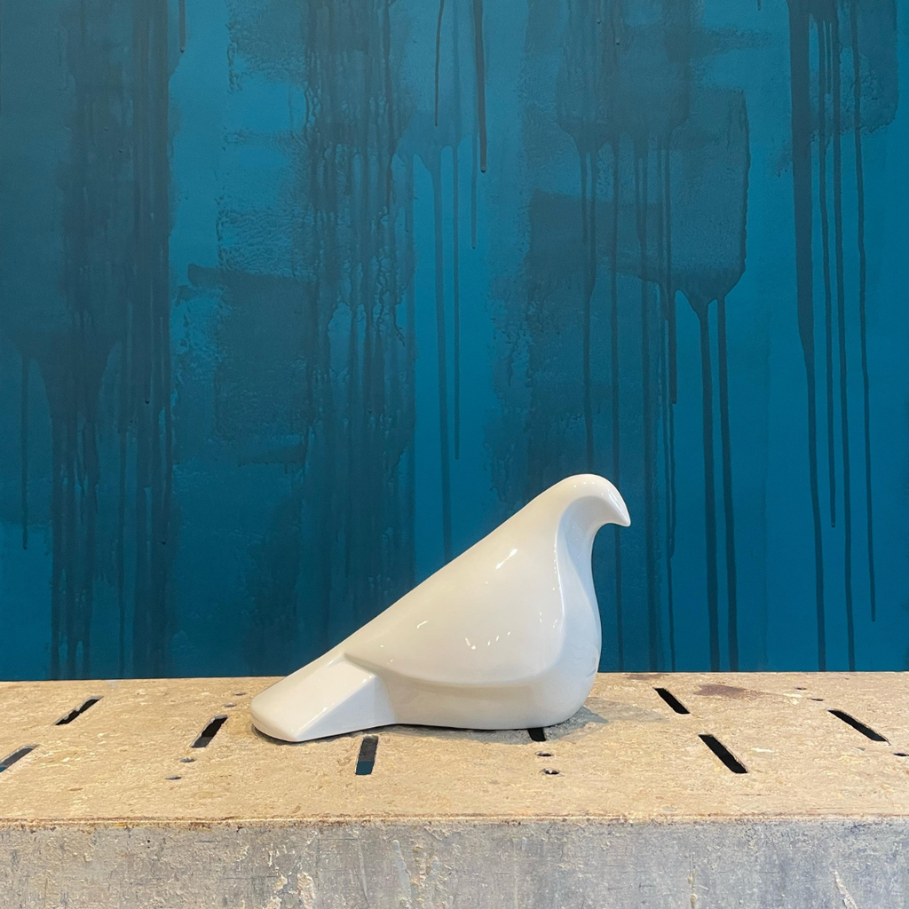 Paloma Vintage cerámica blanca