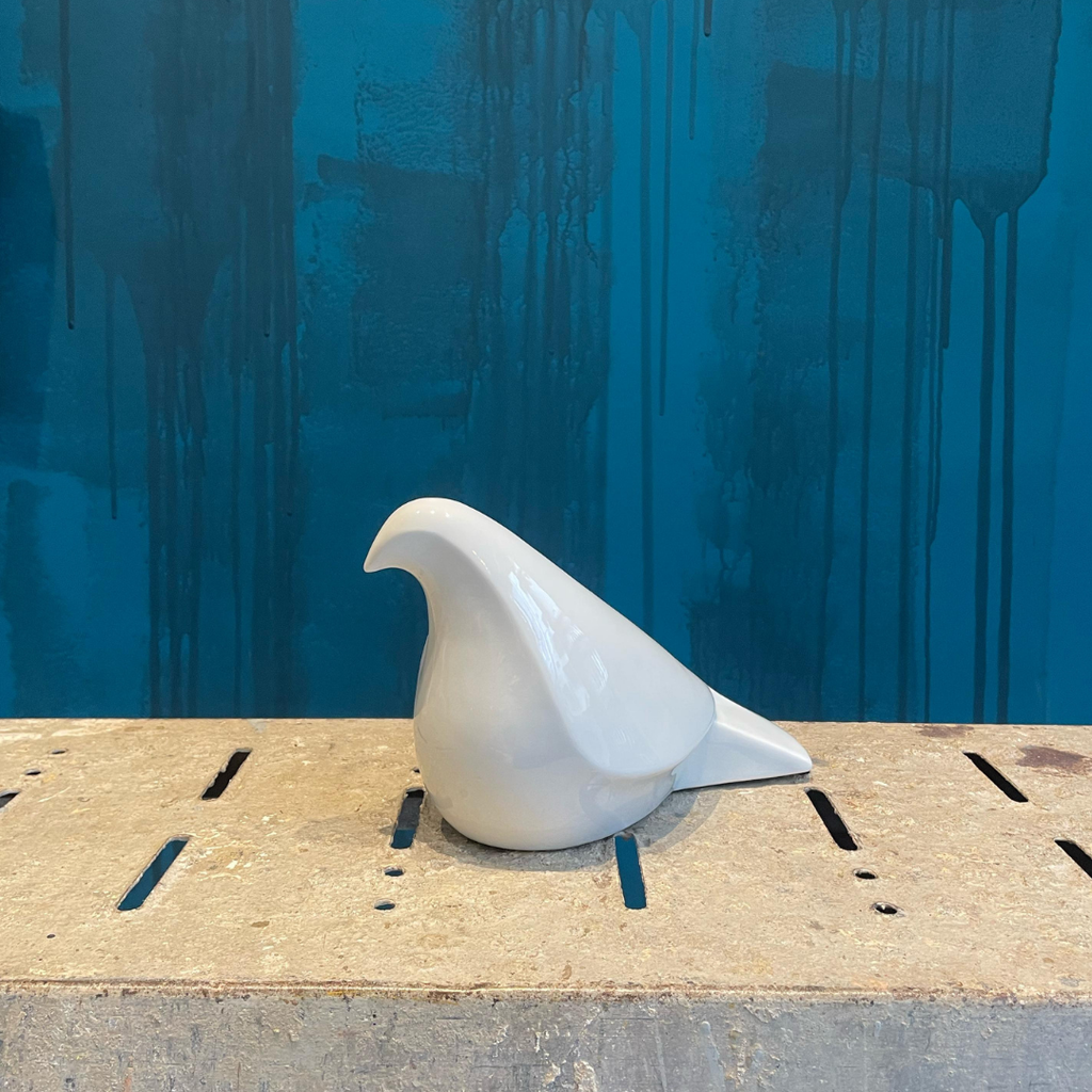 Paloma Vintage cerámica blanca