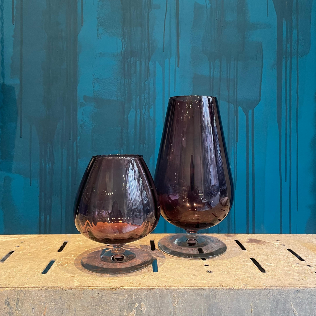 Jarrón Vintage Morado Grande