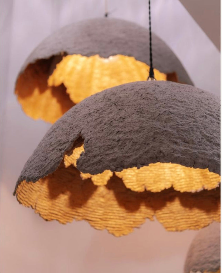 Lámpara Grande Papel Óvalo.