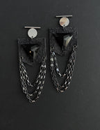 Pendientes piel Negros