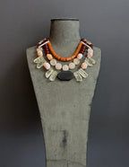 Collar "Aura Terracota y Rosa"