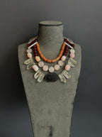Collar "Aura Terracota y Rosa"
