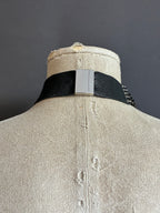 Collar Nudo Corto Steel/Dorada