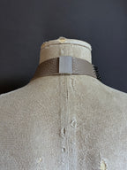 Collar Nudo Corto Steel/Plateado