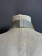 Collar Nudo Corto Dorado/Plateado