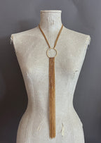 Collar Y Cascada Large/Dorado