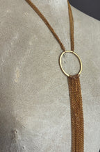 Collar Y Cascada Large/Dorado