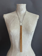 Collar Y Cascada Medium Plateado/Dorado