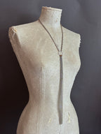 Collar Y Cascada Small Plateado/Plateado