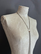 Collar Y Cascada Small Plateado/Plateado