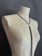 Collar Y Cascada Small Negro/Negro