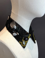 Cuello Joya bordado a mano "Acid"