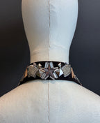 Cuello Joya bordado a mano "Nude"