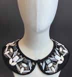 Cuello Joya  bordado a mano redondo "Patterns"