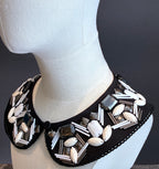 Cuello Joya  bordado a mano redondo "Patterns"