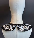 Cuello Joya  bordado a mano redondo "Patterns"