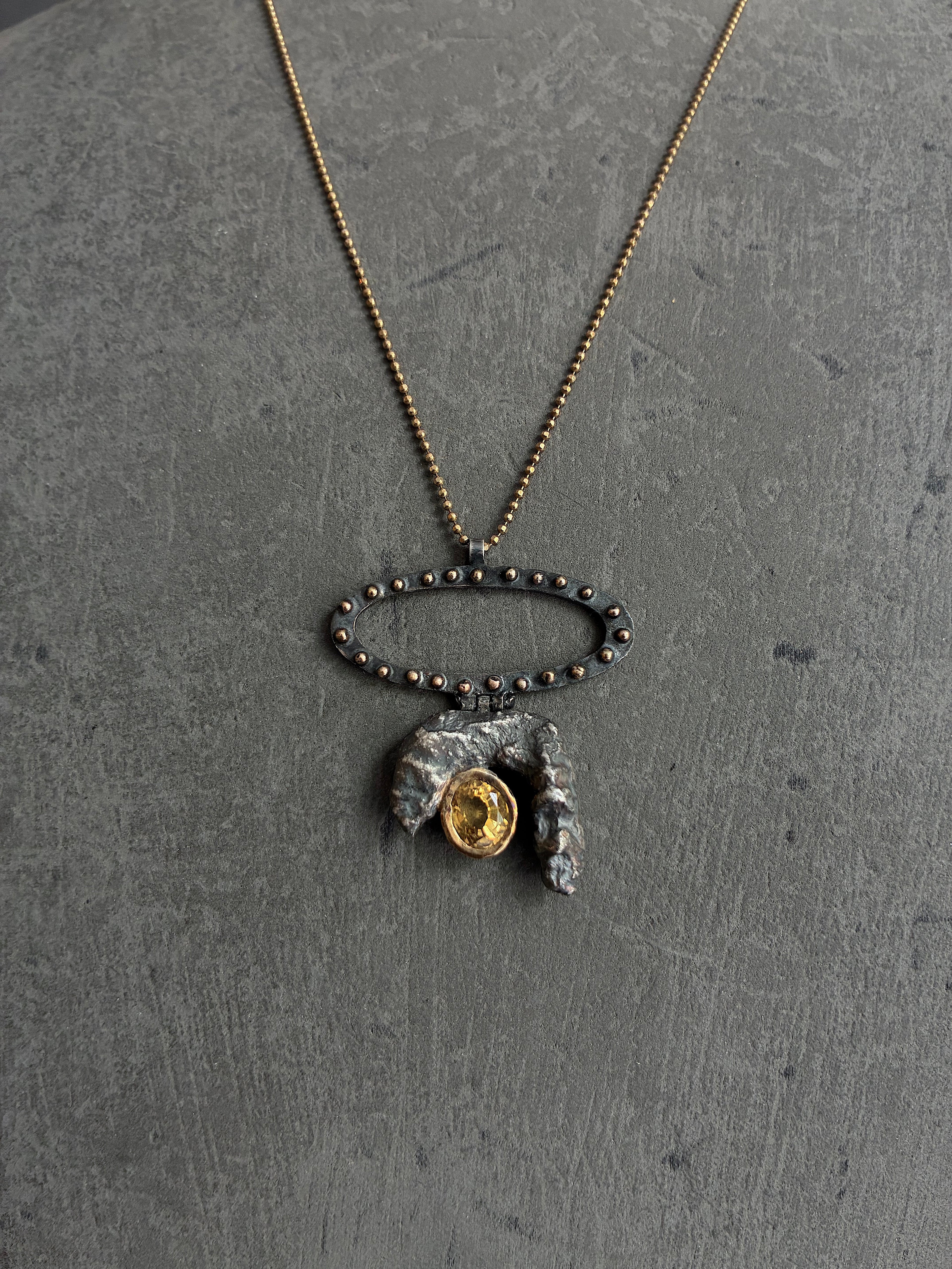 -Topacio Citrino- Amuleto