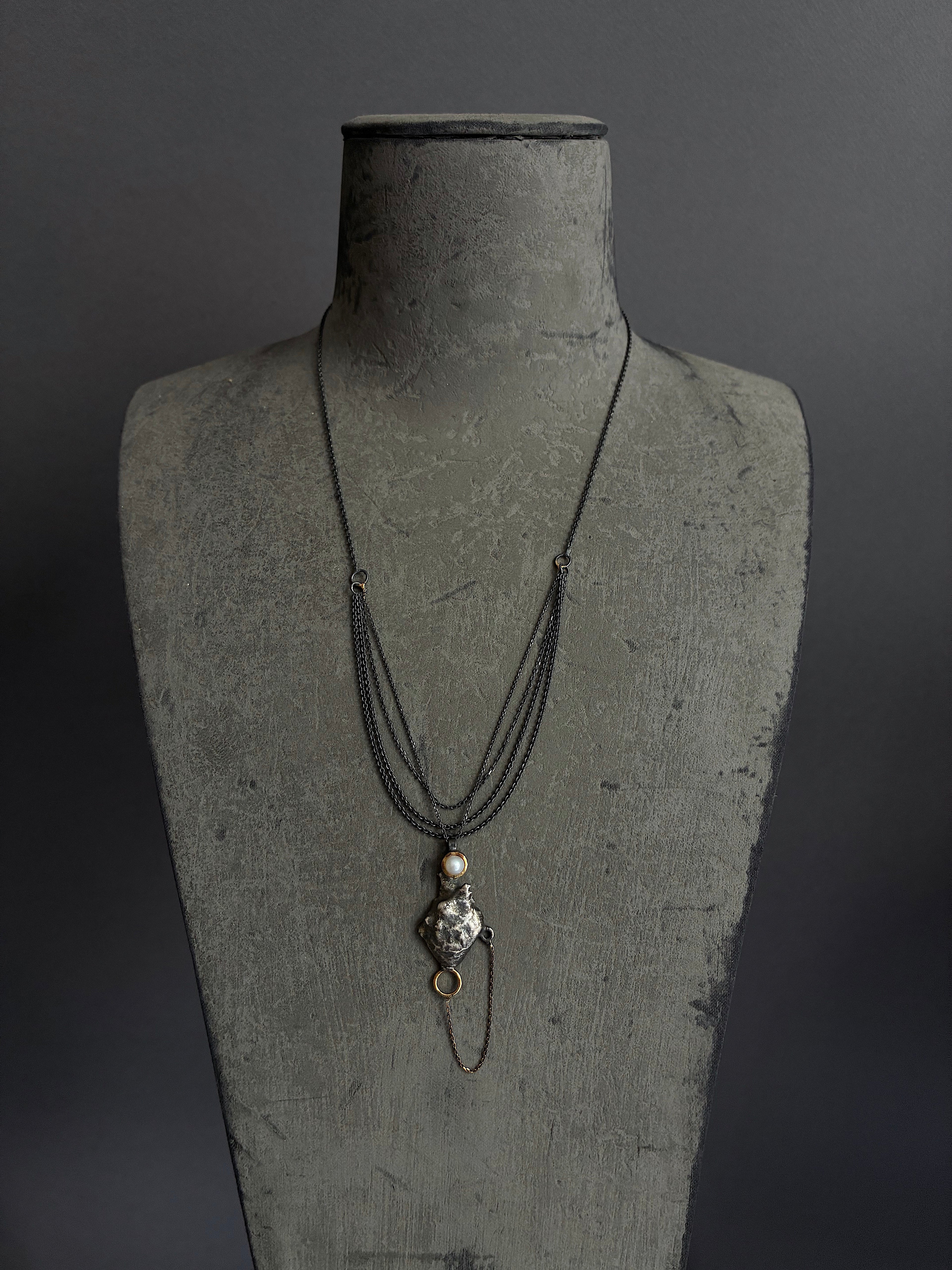 -Corazón de Perla- Amuleto