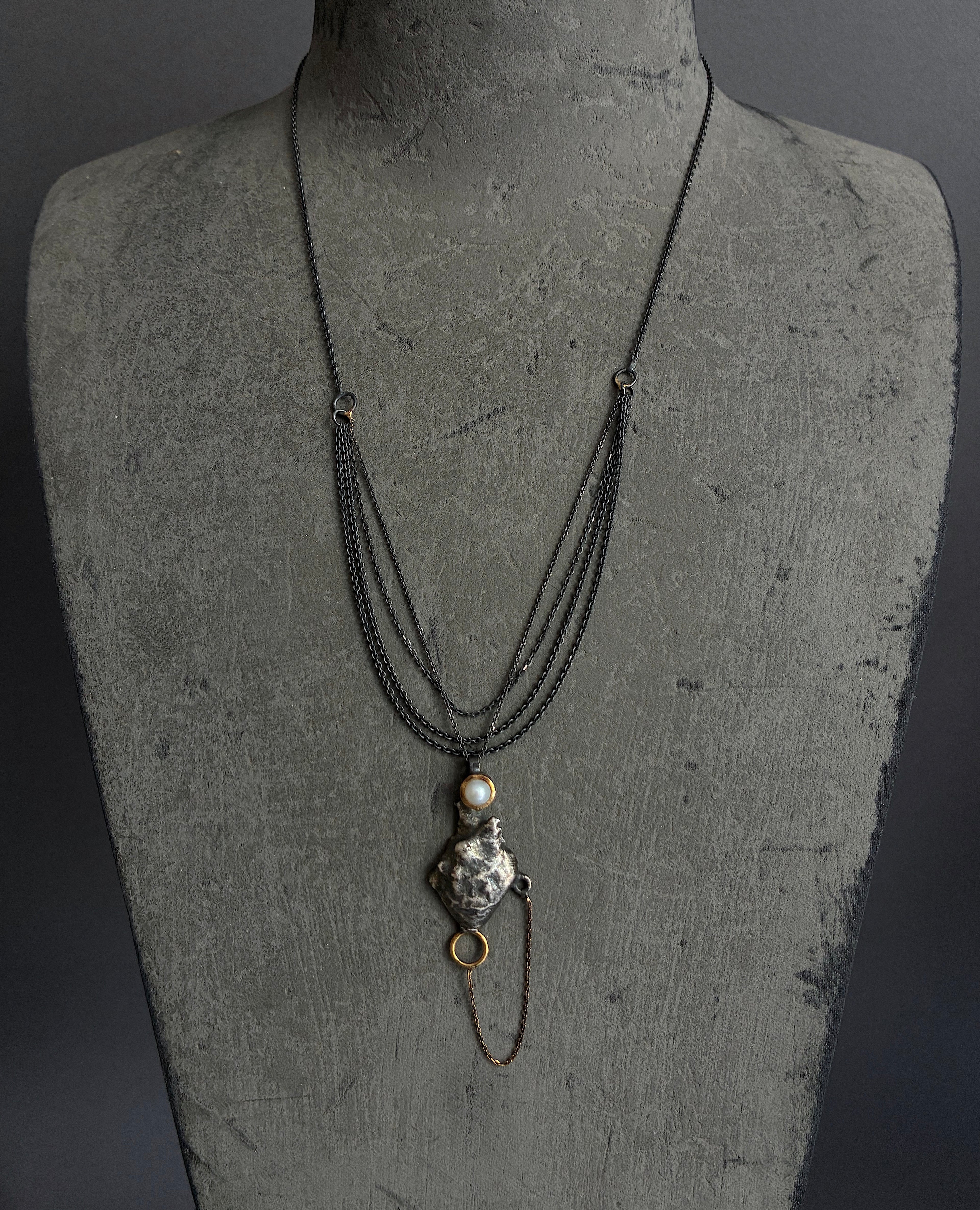 -Corazón de Perla- Amuleto