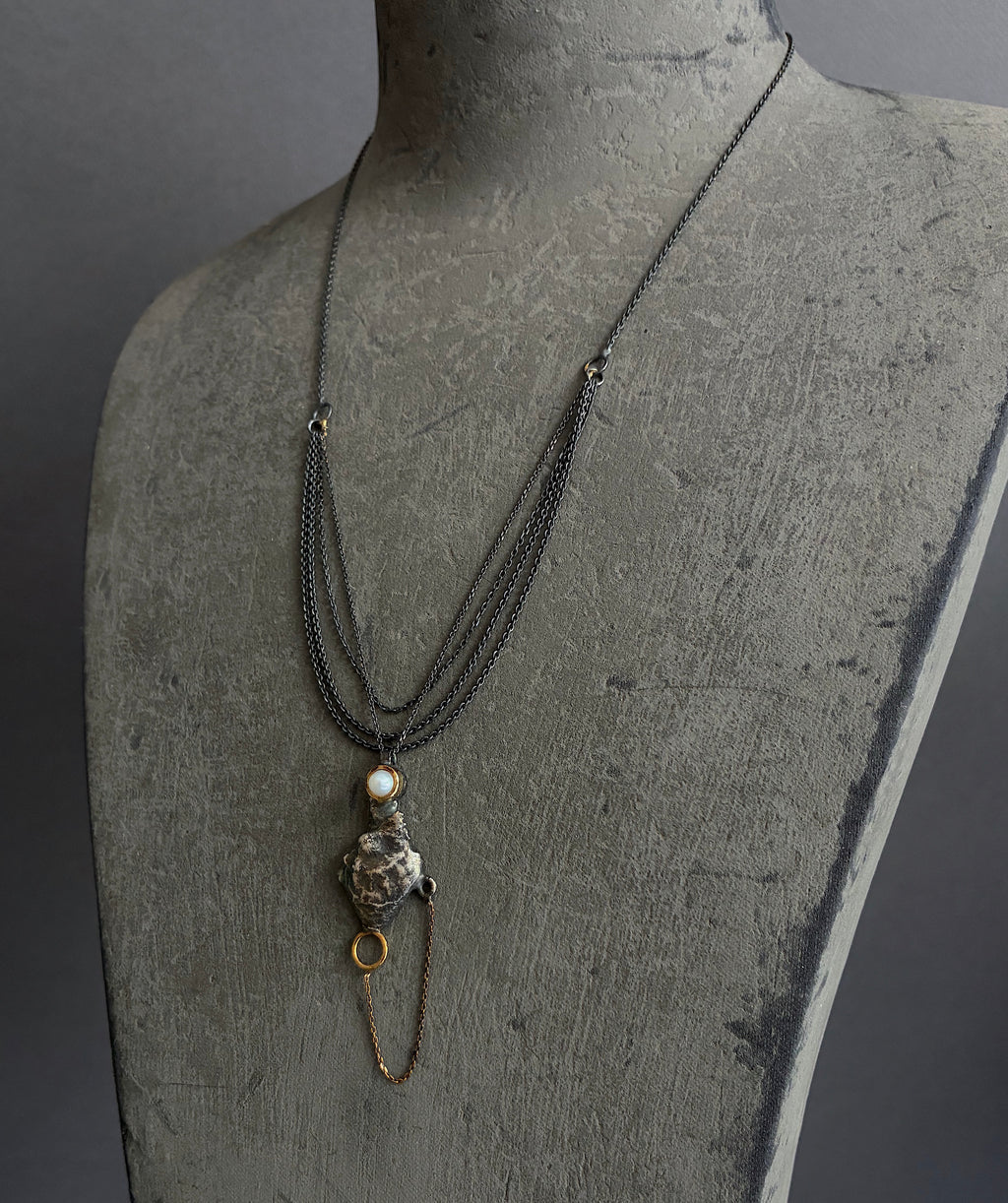 -Corazón de Perla- Amuleto