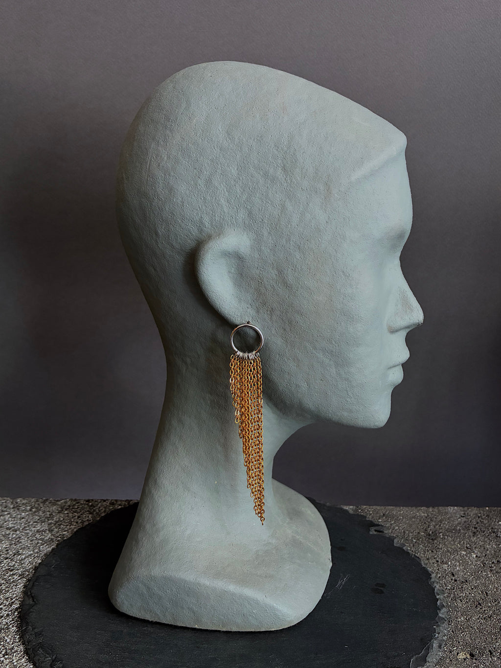 Pendientes Alas L plateados/dorado