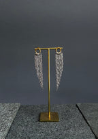 Pendientes Alas M dorado/plateado