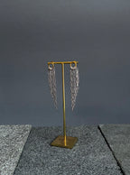 Pendientes Alas M dorado/plateado