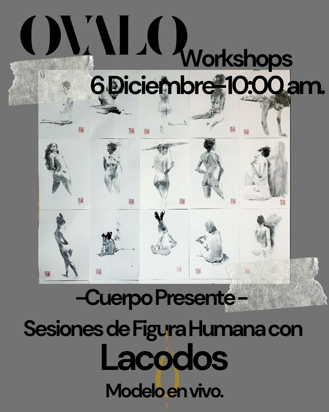 -Cuerpo Presente- Sesiones de Figura Humana con Lacodos. 6 Diciembre 2025